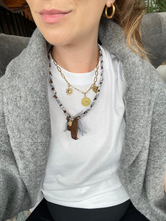 Braided Necklace | The Spicy Classic with pepper charm