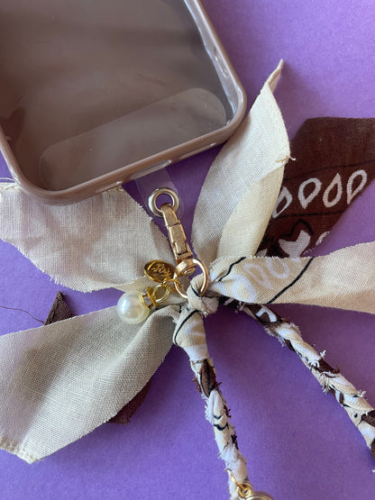Telephone cord | The Fuchia Fizz accessory with charms