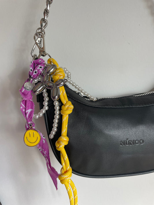 Telephone cord | The Fuchia Fizz accessory with charms