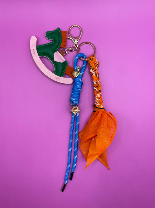 Telephone cord | The Fuchia Fizz accessory with charms