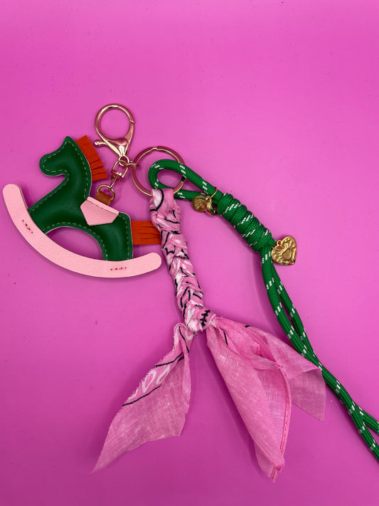 Telephone cord | The Fuchia Fizz accessory with charms