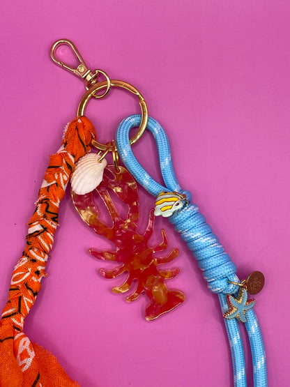 Telephone cord | The Fuchia Fizz accessory with charms